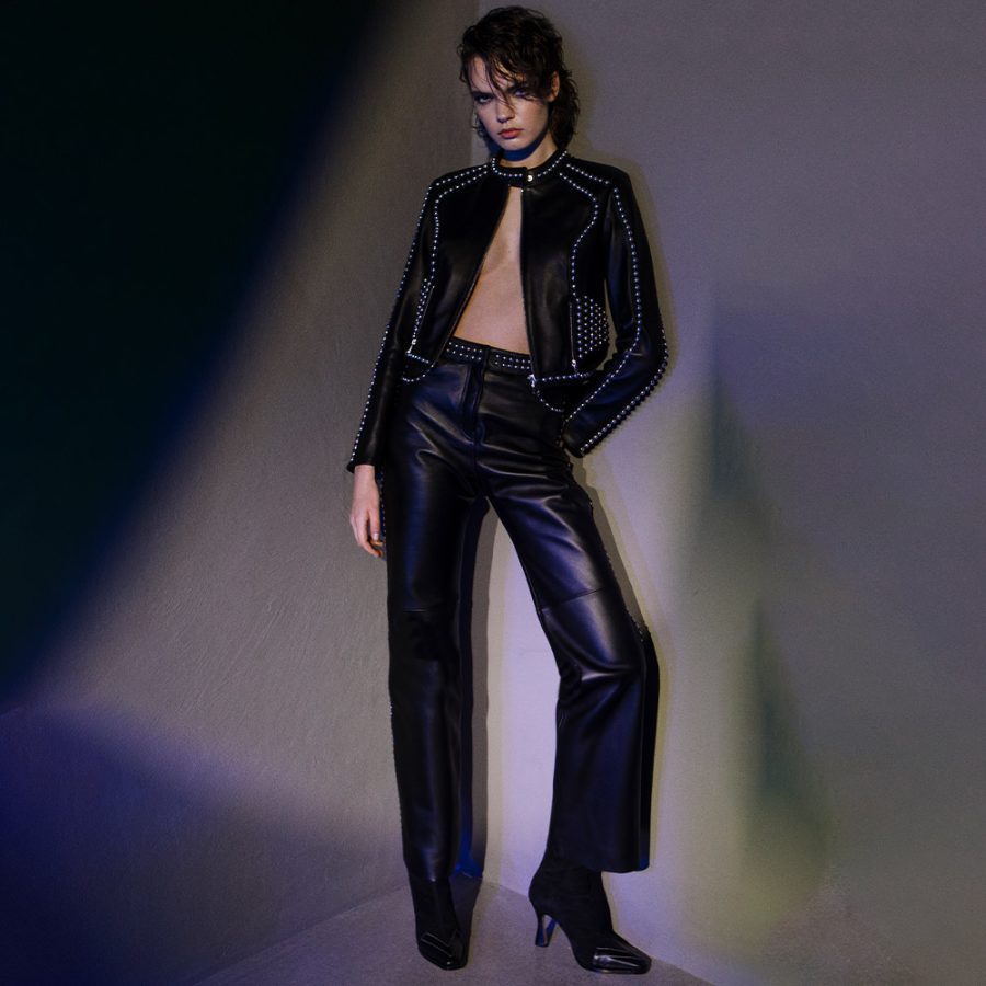 Violet Pierced Jacket – Black - Image 4