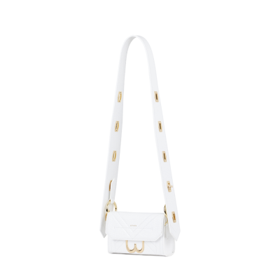 Olivia Midi - White Croco (Dikiş Detaylı)